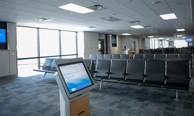 O novo sistema de check-in estará disponível em mais de 230 aeroportos