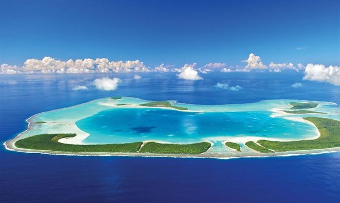 Ilha Tetiaroa (Taiti), onde está instalado o resort The Brando