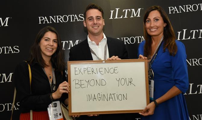 Vivian Menon, da Copastur Prime, Pierandrea Giusto, do Bvlgari Resort Dubai, e Stefania Vati, do Bvlgari London, afirmam que luxo é a experiência além da nossa imaginação