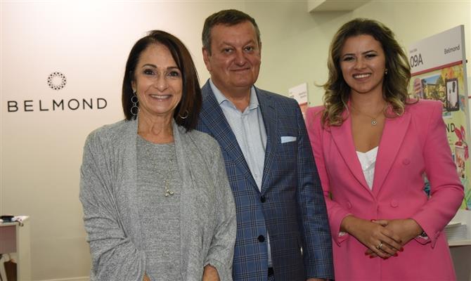 Annette Kishon-Pines, Andrea Filippi e Jiovana Alves, da Belmond