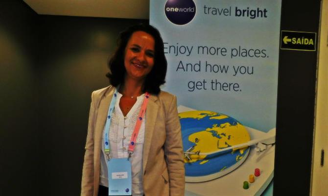 Carolina Ribeiro Kahl, gerente de Vendas corporativas da Iberia e British Airways