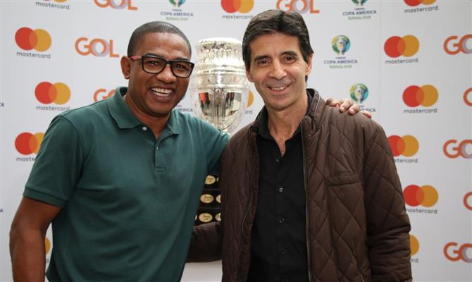 Os ex-jogadores César Sampaio e Mauro Galvão