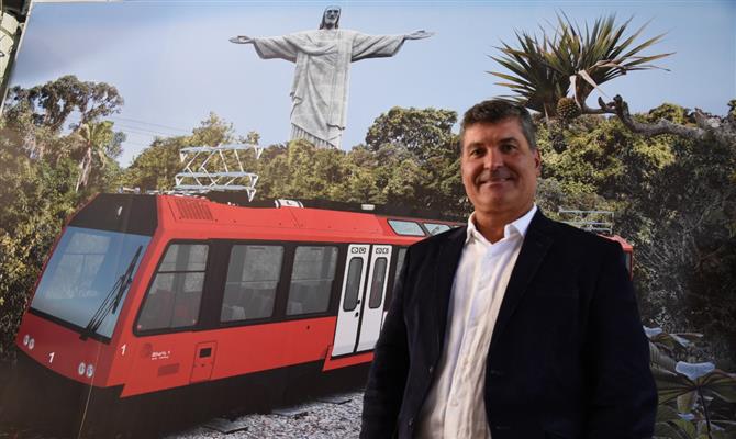 O presidente do Trem do Corcovado, Sávio Neves