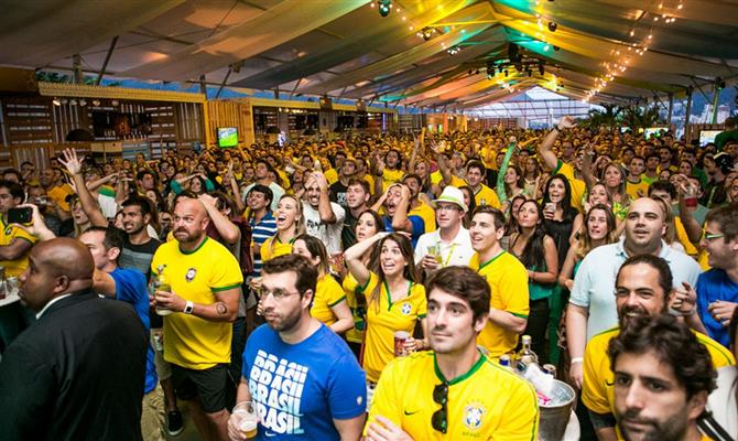 Espaço começa a funcionar amanhã (14), com o primeiro jogo do Brasil