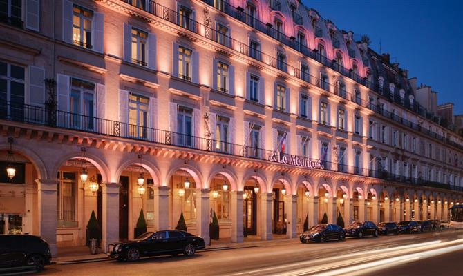 Fachada do hotel Le Meurice, em Paris