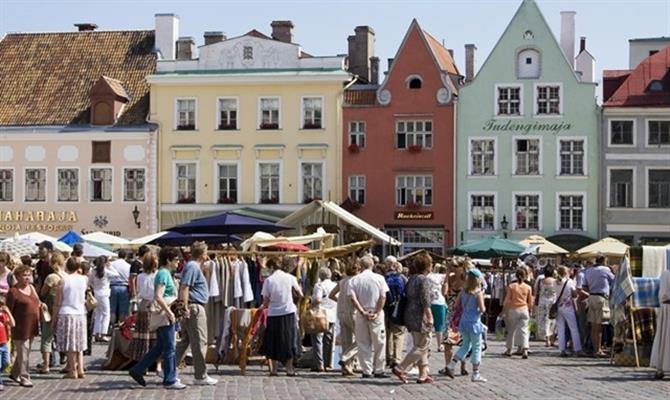 Tallinn, capital da Estônia: cidade receberá novos voos da Lufthansa no inverno europeu