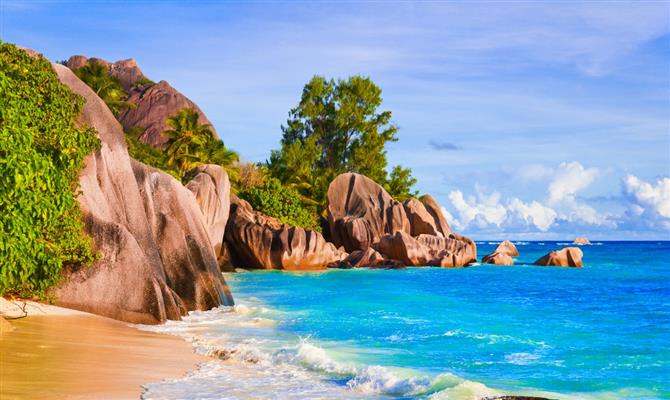 Source D´Argent, uma das praias mais famosas de Seychelles