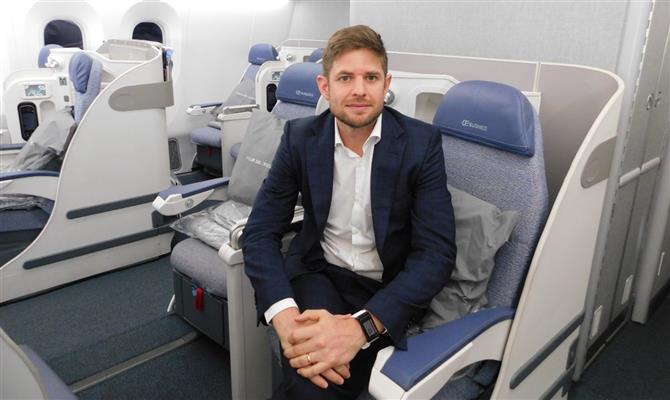 O diretor da Air Europa no Brasil, Gonzalo Romero, atribuiu o sucesso no corporativo à classe executiva do Dreamliner