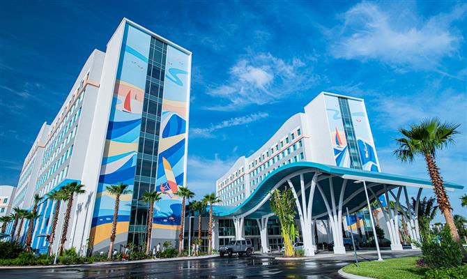 Fachada do Universal’s Endless Summer Resort – Surfside Inn and Suites, em Orlando
