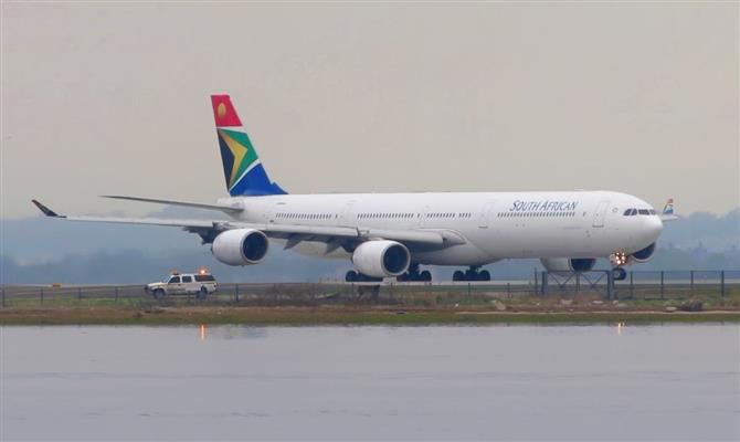 O A340-600 da South African Airways