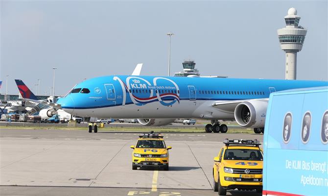 KLM é a principal companhia aérea da Holanda e uma das maiores da Europa