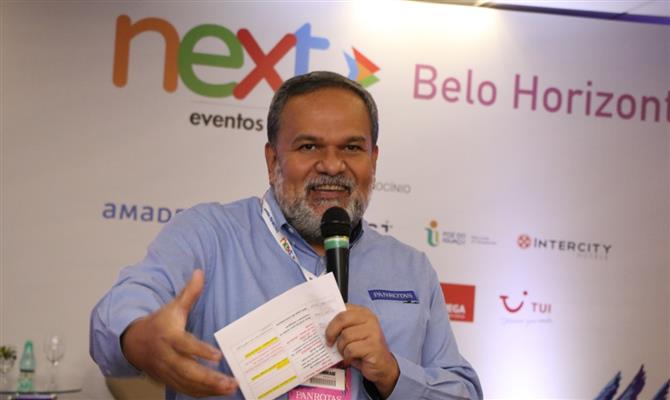 Editor-chefe da PANROTAS, Artur Luiz Andrade, no Next Belo Horizonte