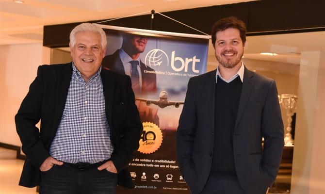 Eraldo Palmerini e Marco Aurélio di Ruzze, presidente e vice-presidente do Grupo BRT