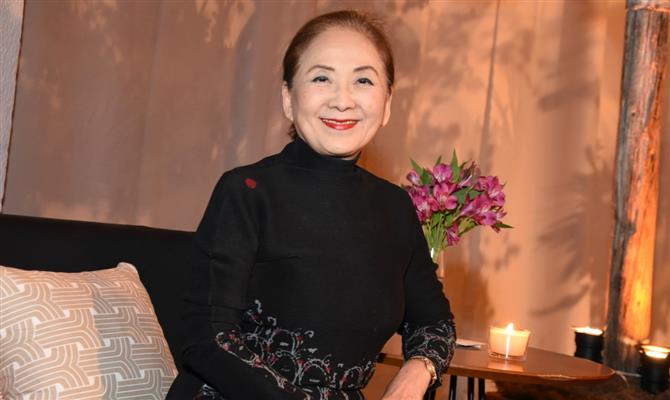A fundadora dos hotéis Blue Tree, Chieko Aoki