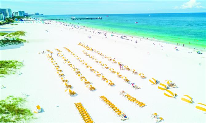 Região de St. Pete/Clearwater, a cerca de 20 minutos de Tampa, tem ótimas praias