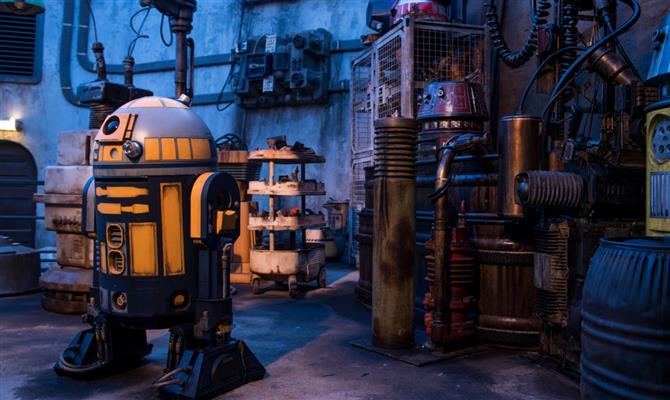 Detalhes da ambientação da área de Star Wars no Disney's Hollywood Studios 