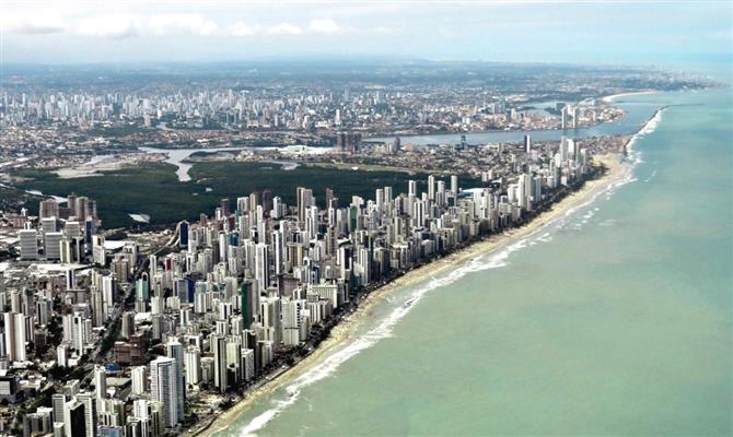 Recife, capital de Pernambuco, cresceu 149%
