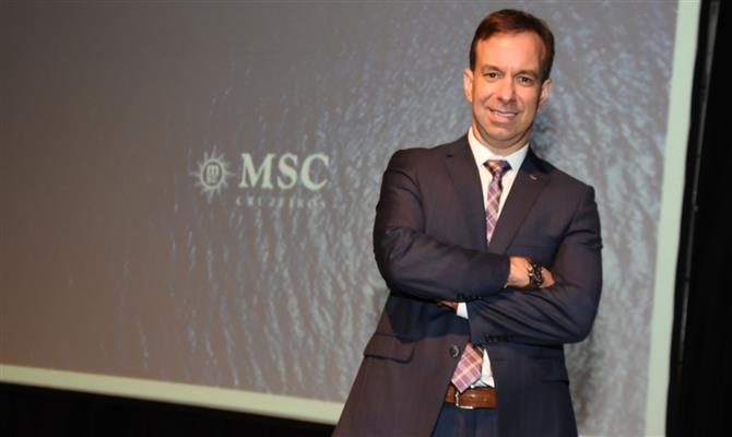 O diretor geral da MSC no Brasil, Adrian Ursilli