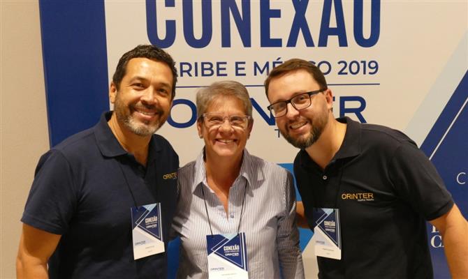 Jorge Souza, Ana Maria Berto e Roberto Sanches, da Orinter