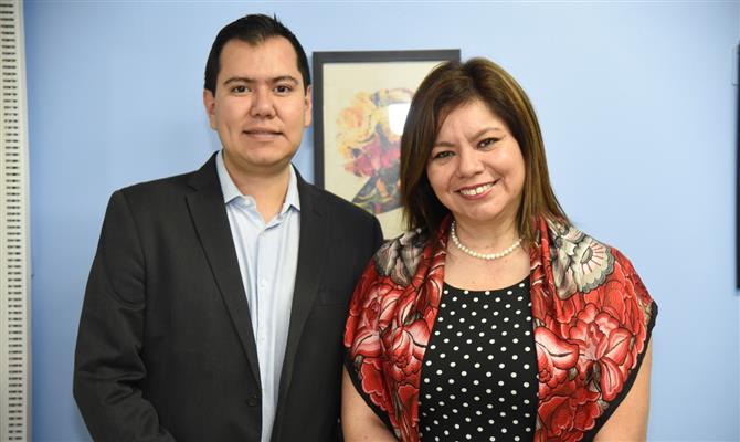Gabriel López e Diana Pomar, da DGX International Travel