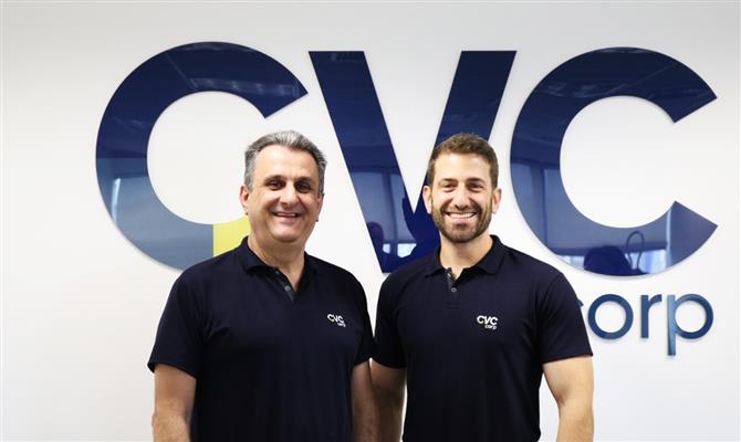 Claiton Armelin e Bruno Heleno, da CVC Corp