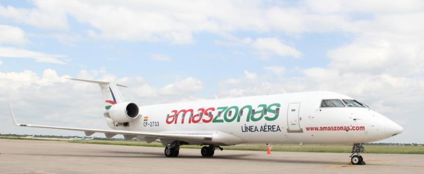 Amaszonas Línea Aérea, da Bolívia, tem atuação em Guarulhos e outras cidades do Brasil