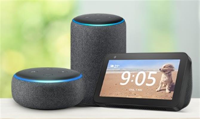 Novos produtos Alexa lançados pela Amazon no Brasil