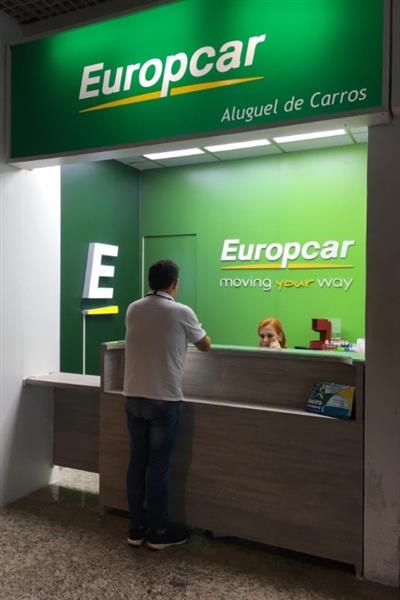 Loja da Europcar no Aeroporto de Manaus