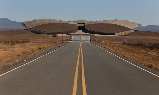 Base de lançamento espacial da Virgin Galactic, no Novo México (EUA).