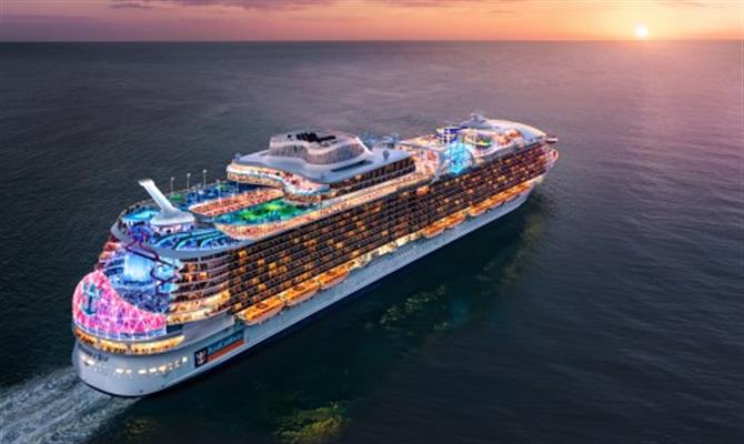 Royal Caribbean anuncia estreia do Wonder of the Seas em 2022 nos EUA