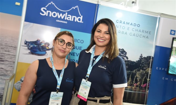 Adriane Braga e Gabriela Zanatta, do Snowland