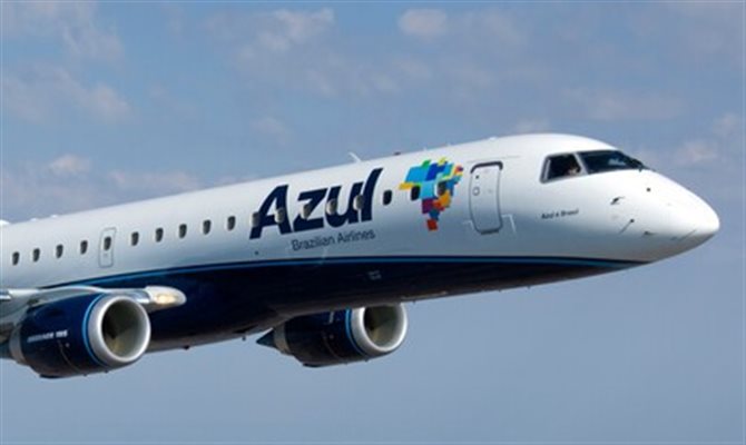 Azul está aumentando sua oferta de voos dentro do Ceará