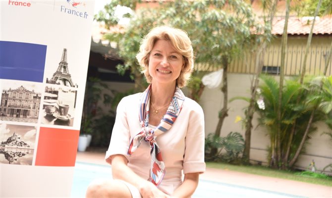 Caroline Putnoki, diretora do Atout France para América do Sul