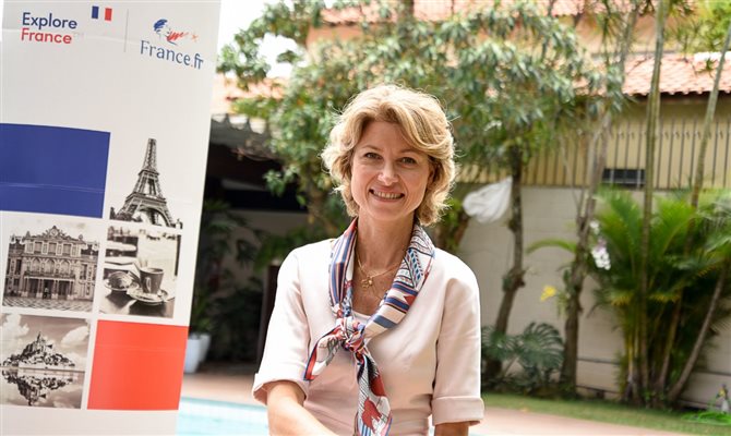 Caroline Putnoki, diretora do Turismo da França no Brasil (Atout France)