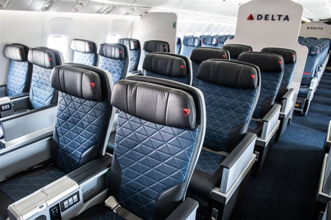 <br><br>Delta Premium Select estará disponível para viagens de e para o Chile