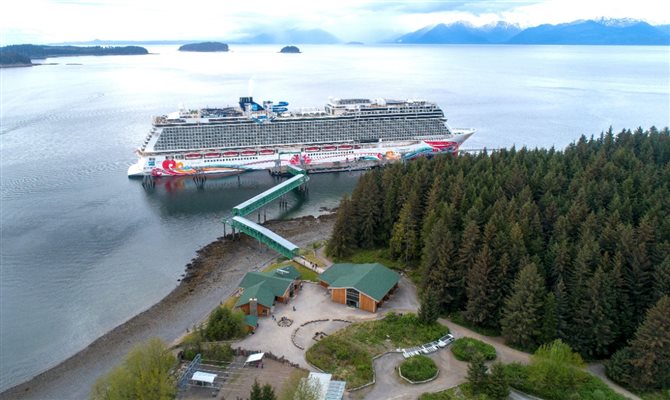 O Alasca pode ser o primeiro porto dos EUA a voltar a receber navios da Norwegian