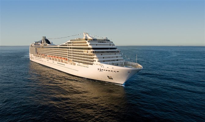 O MSC World Cruise 2024 terá um itinerário novo no MSC Poesia, com partida no dia 5 de janeiro de 2024