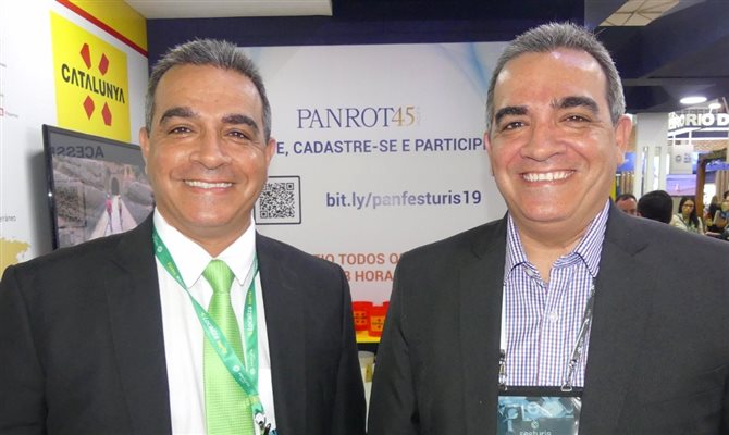 Breno e Bruno Mesquita, da Brazil Travel Market