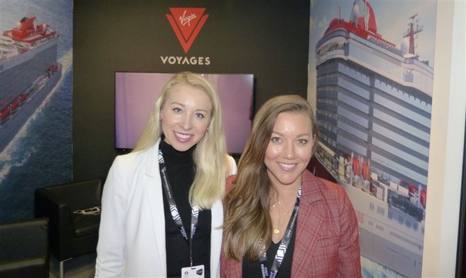 Kayla Corbett e Kelly Popovski, da Virgin Voyages