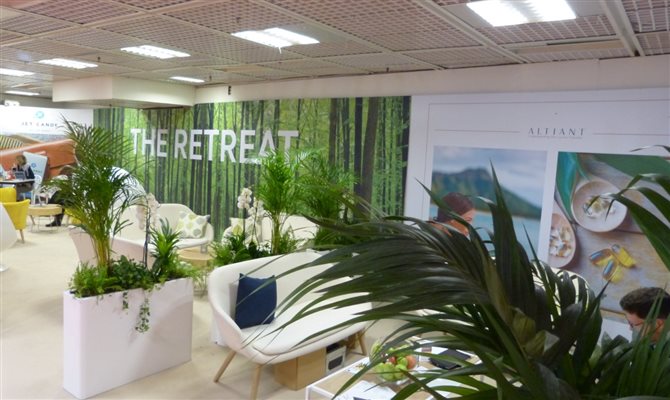The Retreat foi espaço dedicado ao bem-estar