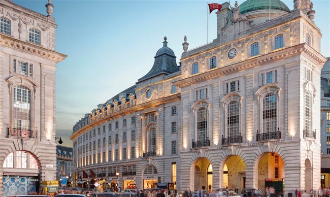 O Hotel Café Royal, em Londres, é umas das propriedades representadas pela The Set Collection