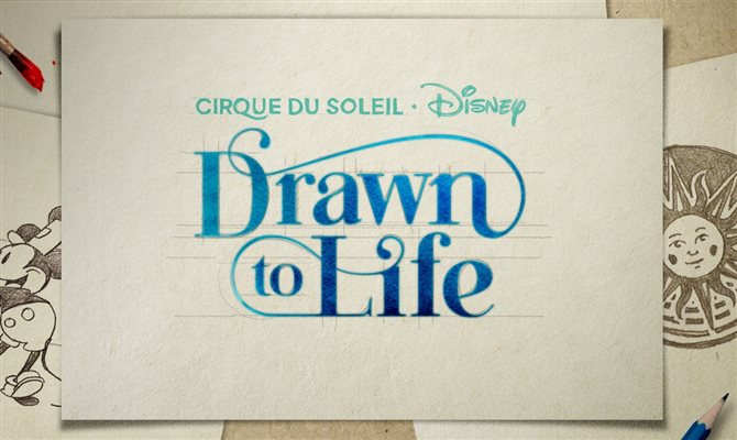 Logo do novo espetáculo do Cirque du Soleil com a Disney