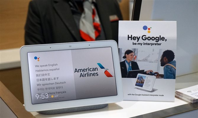 American Airlines passou a testar ferramenta do modo intérprete do Google Assistant