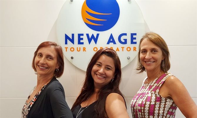 Ingrid Davidovich, Flavia Cruz e Carla Davidovich, da New Age