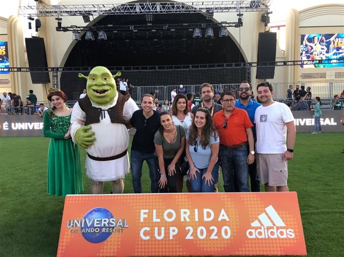 Parte da delegação brasileira na Florida Cup