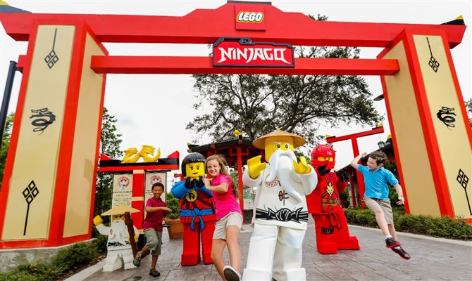 O Lego Ninjago Days acontece até 9 de fevereiro, no Legoland Florida Resort