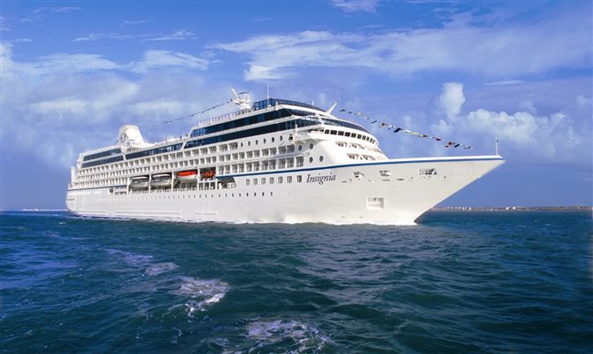 O cruzeiro mundial de 180 dias parte de Miami em 5 de janeiro de 2025 a bordo do navio Insignia