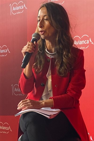 Silvia Mosquera, da Avianca