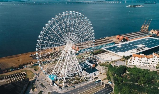 RioStar, a roda gigante do Rio de Janeiro, na área portuária