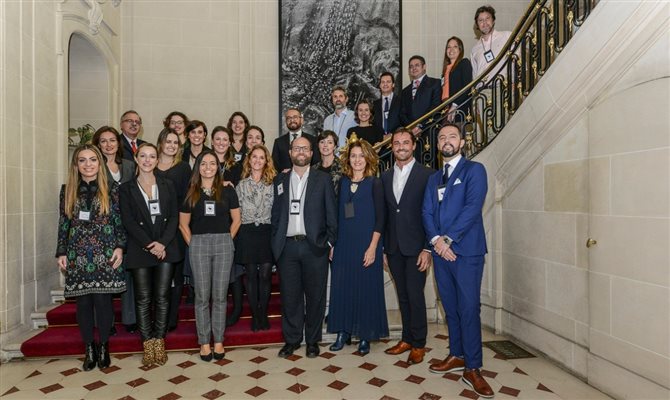 Comitiva da BLTA durante roadshow  de 2019 em Paris